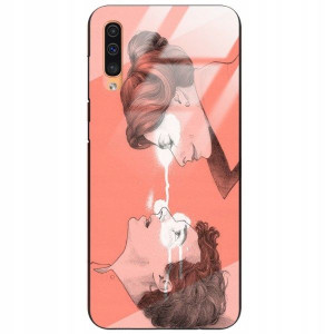 ETUI GLASS DO SAMSUNG A50s Case Filmy Top Wzory