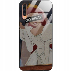 Etui Glass DO SAMSUNG A50s Hard Księżniczki Wzory