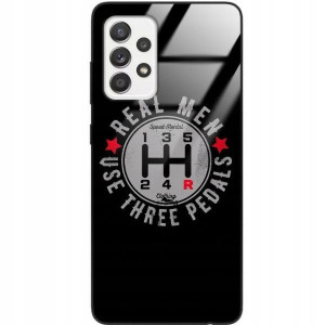 Etui Glass Do SAMSUNG A52 4G Motoryzacyjne Wzory