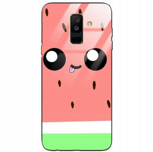 Etui Glass do SAMSUNG A6 PLUS 2018 Słodkie Wzory