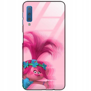 ETUI GLASS DO SAMSUNG A7 2018 Bajkowe SING Wzory