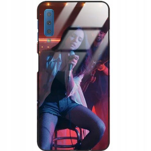 Etui Glass do SAMSUNG A7 2018 Filmy Seriale Wzory