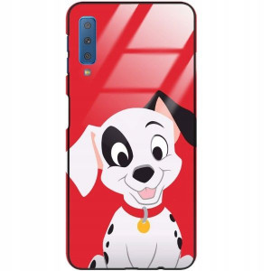 ETUI GLASS DO SAMSUNG A7 2018 Kids Bajki Top Wzory