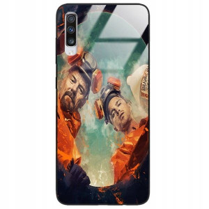 ETUI GLASS DO SAMSUNG A70S Case Filmy Top Wzory