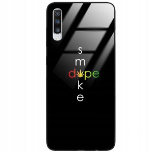 Etui Glass do SAMSUNG A70S Obudowa Mocne Wzory