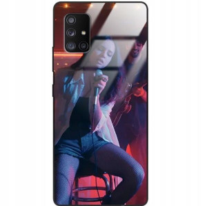 Etui Glass do SAMSUNG A71 5G Filmy Seriale Wzory
