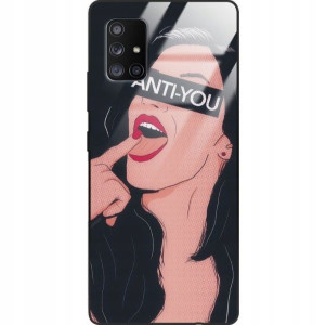 Etui Glass DO SAMSUNG A71 5G Księżniczki Wzory