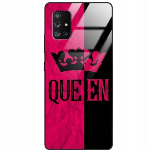 Etui Glass Do SAMSUNG A71 5G Obudowa Męskie Wzory