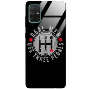 Etui Glass Do SAMSUNG A71 Motoryzacyjne Top Wzory