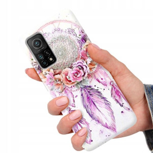 Etui do XIAOMI MI 10T 5G Case BOHO Leaves Wzory