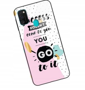 Etui Glass DO SAMSUNG M21 Case Modne Wzory