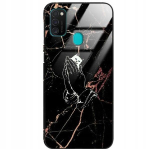Etui glass do SAMSUNG M21 Obudowa Modne Top Wzory