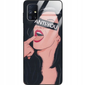 Etui Glass DO SAMSUNG M51 Hard Księżniczki Wzory