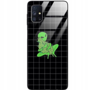 Etui Glass do SAMSUNG M51 Obudowa Mocne Hard Wzory