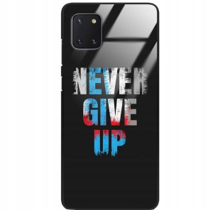 Etui Glass Do SAMSUNG NOTE 10 LITE Męskie Wzory