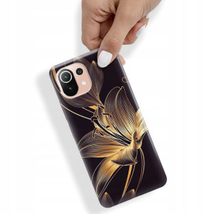 Etui do XIAOMI Mi 11 LITE 4G Case Rose Gold Wzory