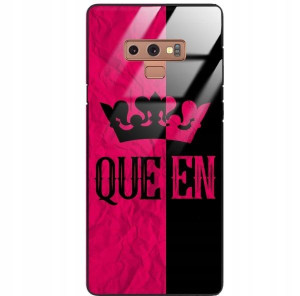 Etui Glass Do SAMSUNG NOTE 9 Obudowa Męskie Wzory