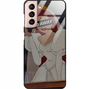 Etui Glass DO SAMSUNG S21 5G Księżniczki Wzory