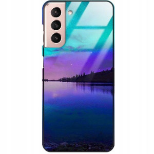 ETUI GLASS Do SAMSUNG S21 Obudowa Case Modne Wzory