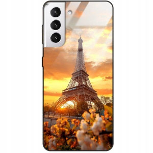 ETUI GLASS Do SAMSUNG S21 PLUS Case Modne Wzory