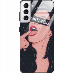 Etui Glass DO SAMSUNG S21 PLUS Księżniczki Wzory