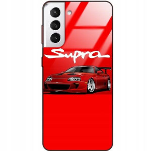 Etui Glass Do SAMSUNG S21 PLUS Motoryzacyjne Wzory