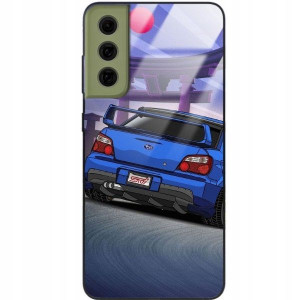 Etui Glass Do SAMSUNG S21FE Motoryzacyjne Wzory