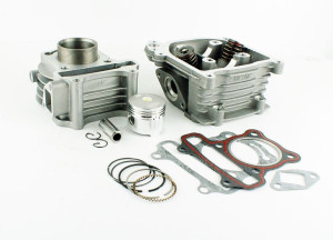 Cylinder + Głowica Kpl. 4t Gy6 50ccm (39mm) - Z Odpowietrzeniem