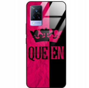 Etui Glass Do VIVO V21 5G Obudowa Męskie Top Wzory