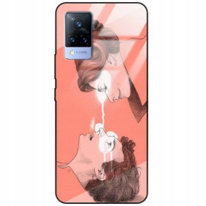 ETUI GLASS DO VIVO V21 Obudowa Filmy Seriale Wzory