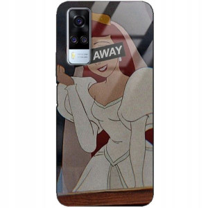 Etui Glass DO VIVO Y51 2020 Hard Księżniczki Wzory