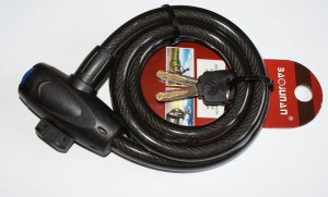 Zabezpieczenie Antykradzieżowe (zapięcie) - Linka 120cm, Śr.12mm