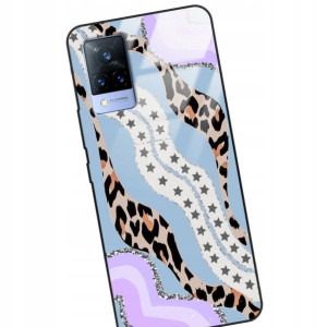 Etui GLASS do VIVO V21 Obudowa Piękne Modne Wzory