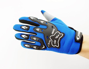 Rękawice Fox-motocyklowe-niebieskie-m