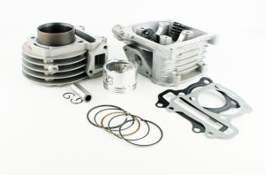 Cylinder + Głowica Kpl. 4t Gy6 80ccm (47mm) - Z Odpowietrzeniem Duże Zawory