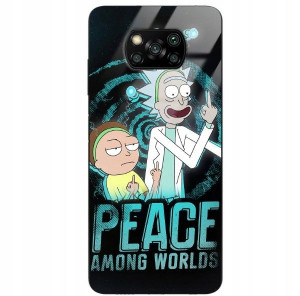 Etui Glass Do XIAOMI POCO X3 Obudowa Męskie Wzory