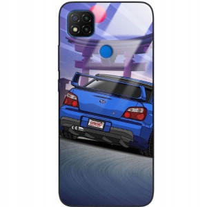Etui Glass Do XIAOMI REDMI 9C Motoryzacyjne Wzory