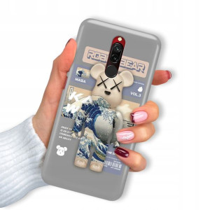 Etui do XIAOMI REDMI 8 Case Miś Bearbrick Wzory