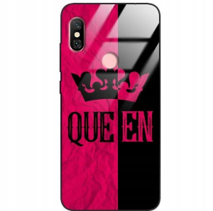 Etui Glass Do XIAOMI REDMI NOTE 6 Męskie Wzory