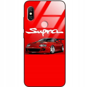 Etui Glass Do XIAOMI REDMI NOTE 6 PRO Moto Wzory