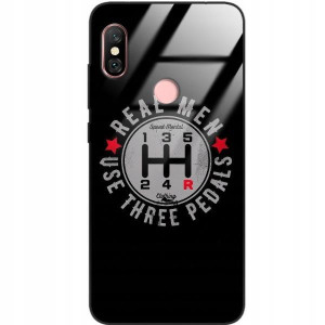 Etui Glass Do XIAOMI REDMI NOTE 6 Samochody Wzory