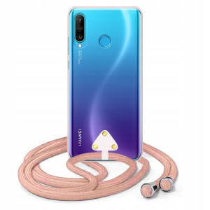 Etui Summer Crossbody Do Huawei P30 Lite Różowy