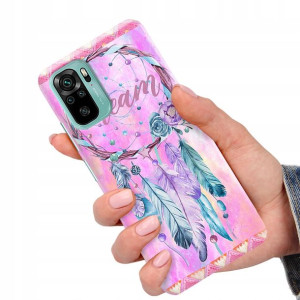 Etui do XIAOMI REDMI NOTE 10 Top BOHO Leaves Wzory