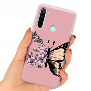 Etui do XIAOMI REDMI NOTE 8 Case BOHO Leaves Wzory