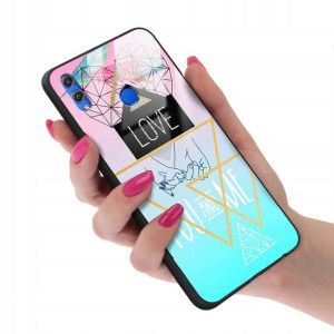 Etui Glass do HUAWEI HONOR 8X Obudowa Case Wzory
