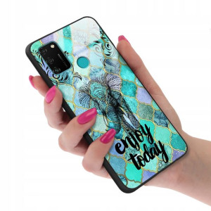 Etui Glass do HUAWEI HONOR 9A BOHO Łapacze Wzory