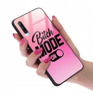 Etui Glass do HUAWEI HONOR 9X PRO BOHO Pióra Wzory