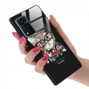 Etui Glass do HUAWEI HONOR VIEW V40 5G TEDDY Wzory
