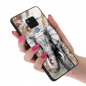 Etui Glass do HUAWEI MATE 20 BOHO Łapacze Wzory