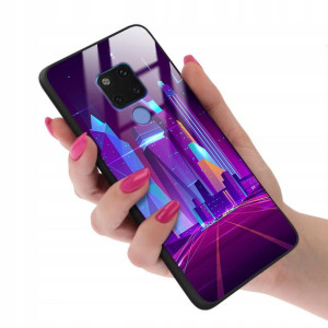 Etui Glass do HUAWEI MATE 20 Obudowa Matrix Wzory